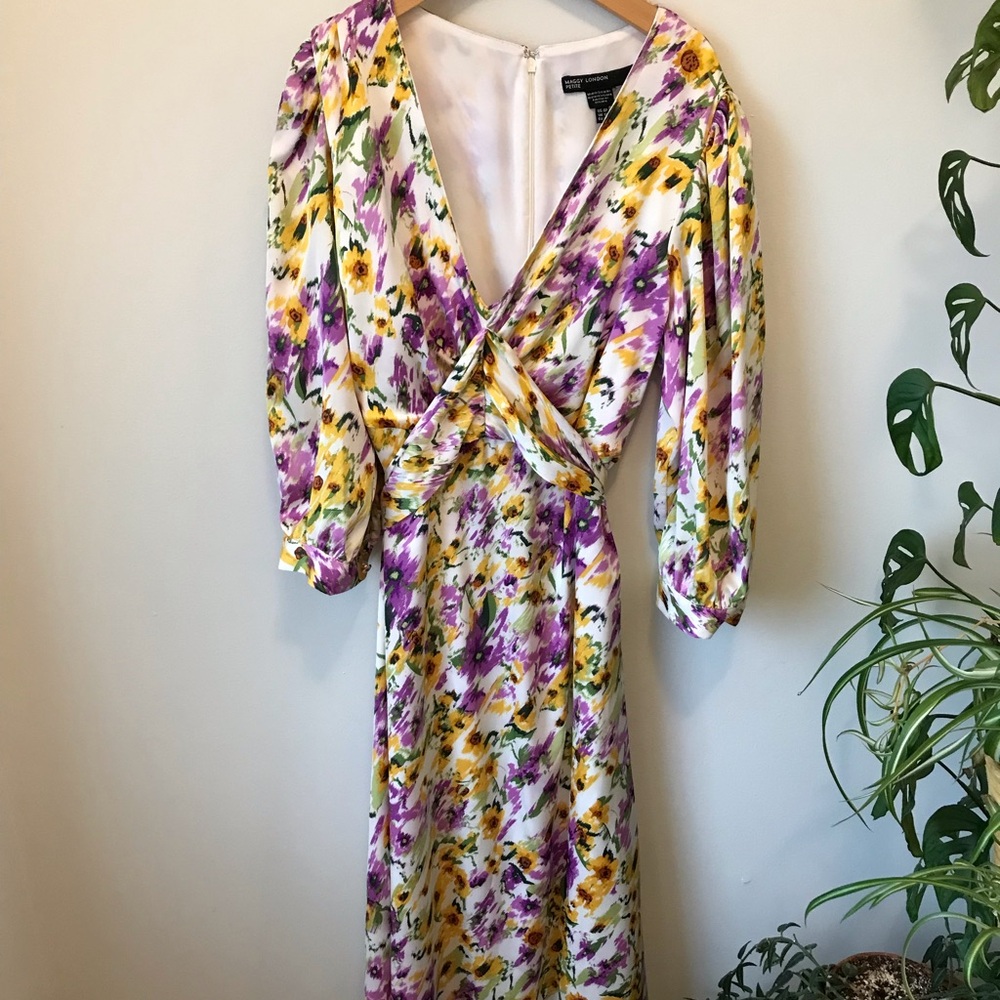Floral V-Neck Dress